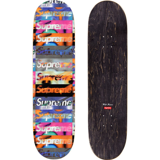 Supreme Distorted Logo Skateboard Deck (Black)