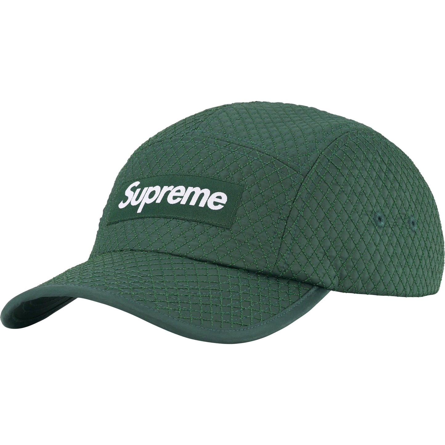 Supreme Micro Quilted Camp Cap (Pine)